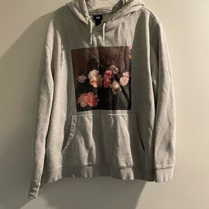 H&M Light Gray Casual Hoodie